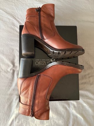 Botines Piel Marrones Luis Gonzalo Talla 38
