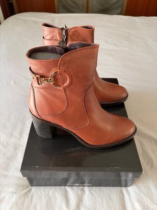 Botines Piel Marrones Luis Gonzalo Talla 38
