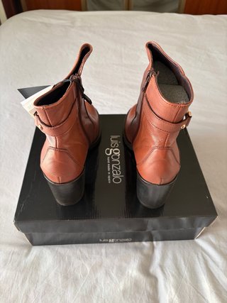 Botines Piel Marrones Luis Gonzalo Talla 38