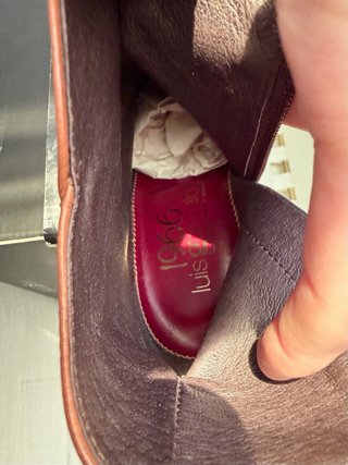 Botines Piel Marrones Luis Gonzalo Talla 38