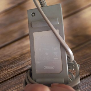 Cable de alimentación Nintendo Wii Gris Original