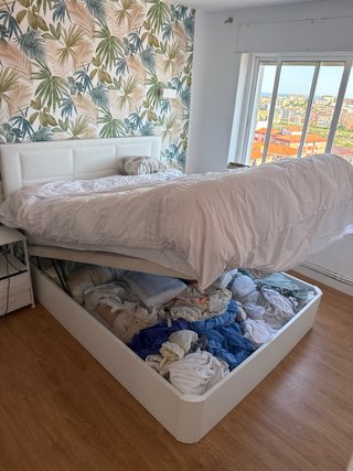 Cama canapé 190x150 con colchón Flex