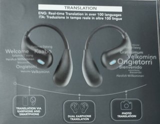 Auriculares Traductor IA Bluetooth Open-Ear