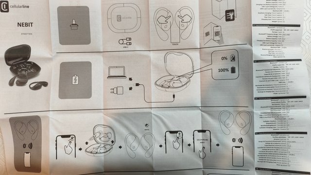 Auricolari Traduttore IA Bluetooth Open-Ear