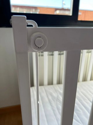 Cuna blanca con colchón