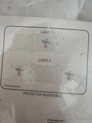 Cuna blanca con colchón