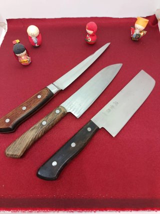 Set di 3 coltelli giapponesi 関孫六