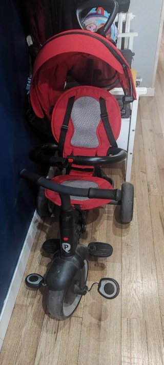 Triciclo infantil rojo