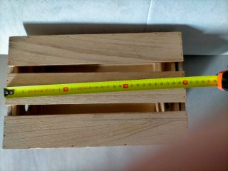 Scatola di legno STORAGE WOODEN BOX con coperchio