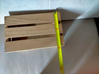 Scatola di legno STORAGE WOODEN BOX con coperchio