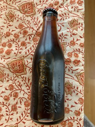 Set di sette bottiglie da collezione Coca-Cola