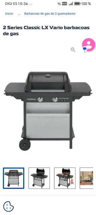 Barbacoa de gas CAMPINGAZ 2 Series Classic LX