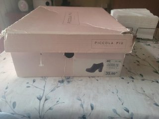 Botines Piccola Piu Talla 40 Tacón Cremallera