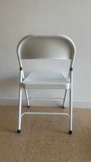Silla Macadam Plegable Blanca