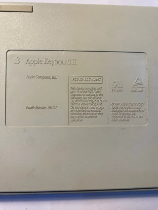 Teclado Apple Keyboard II