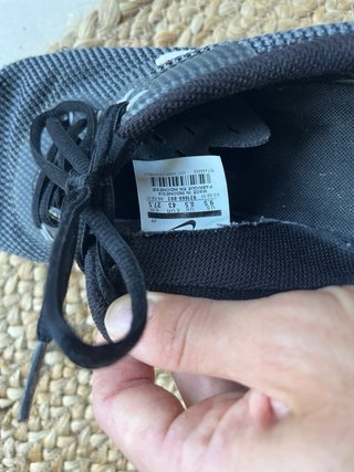 Zapatillas Nike Talla 43 Negras y Blancas