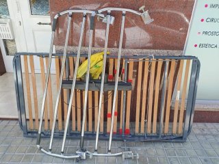 Somier articulado eléctrico con barandillas