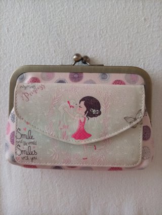 Cartera monedero con boquilla