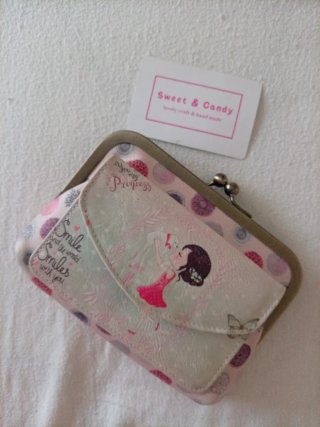 Cartera monedero con boquilla