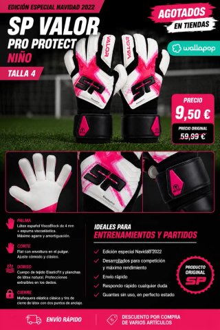 Guantes Portero SP Valor Pro Protect Talla 4