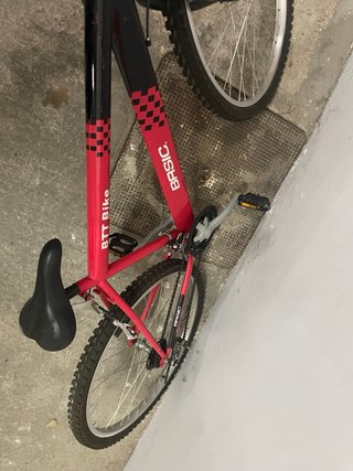 Bicicleta Montaña Niños 24 Roja/Negra