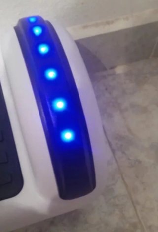 Patín hoverboard Infantil blanco luz led altavoz