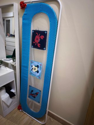 Barrera de Cama Infantil Azul estampa Mickey mouse
