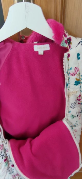 Buzo nieve bebé estampado floral