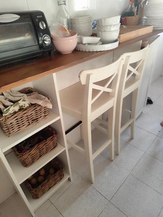 Taburetes de cocina madera