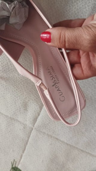 Zapatos rosas 38 slingback hebilla