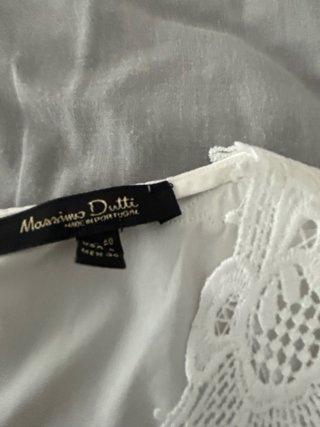 Blusa banca massimo dutti talla 40