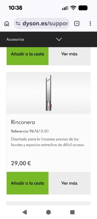Boquilla Dyson V8