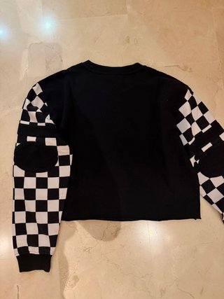 Sudadera corta Vans cuadros