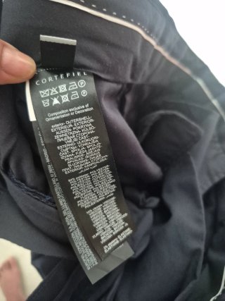 Pantalón traje Cortefiel azul marino Talla 42