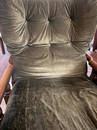 Sofá Vintage Madera Maciza Años 70