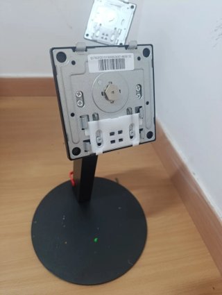 Soporte TV negro base redonda