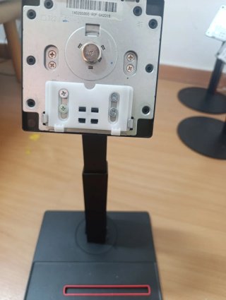 Soporte TV negro base redonda