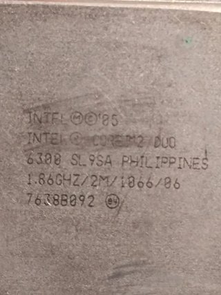 Procesador Intel Core 2 Duo