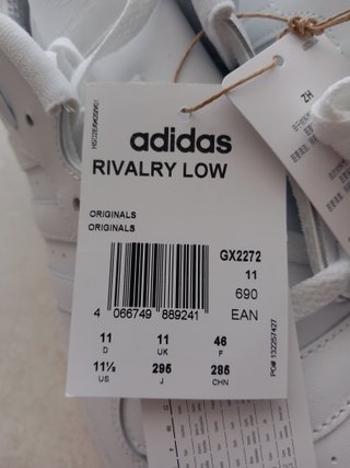 Zapatillas Adidas Rivalry Low GX2272 Blancas