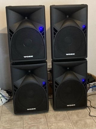 4 Altavoces Autoamplificados WORK