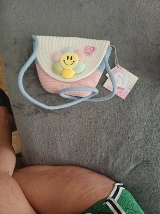 Borsetta SJ con fiorellino e faccina