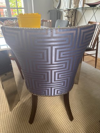 Coppia di poltrone Indietro blu e grigio