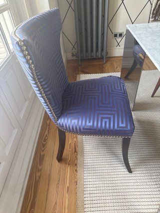 Coppia di poltrone Indietro blu e grigio