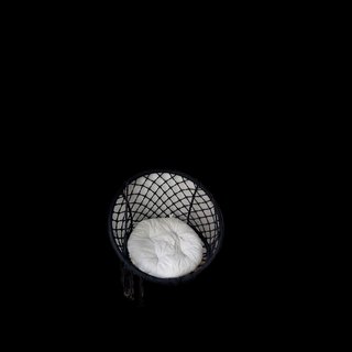 Silla Colgante Negra y Blanca