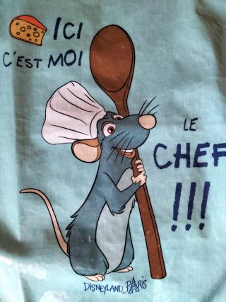 Delantal infantil Ratatouille Disneyland Paris
