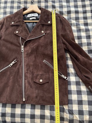 Chaqueta cazadora Biker Cuero Marrón Loewe