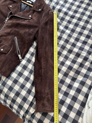 Chaqueta cazadora Biker Cuero Marrón Loewe