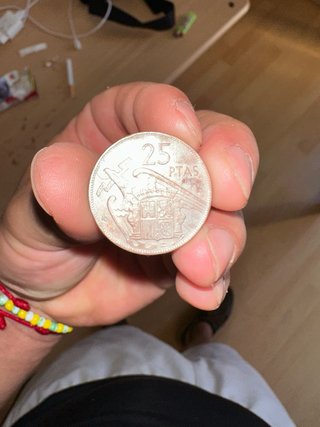 Moneda antigua griega 100 dracmas
