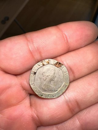 Moneda antigua griega 100 dracmas