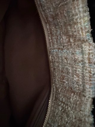 Bolso estilo lazo beige y multicolor